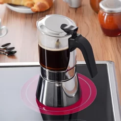 GRÄWE Espressokocher Mit Glaskanne, 9 Tassen -Küchendiscounter 4a30d54bd6ab30d2ab853225478620df