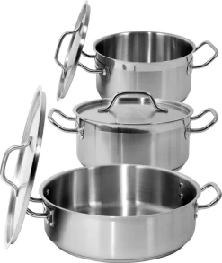 YATO Kochtopf Mit Deckel 20x10,5 3,3L Gastronomie Qualität Edelstahl Topf Gastro Induktion -Küchendiscounter 4bc2de11e746a8e753c385a2df6bf3c8