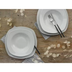 CreaTable 19511 Tafelservice Amelie Für 6 Personen + Uni, Porzellan, Weiß (1 Set, 12-teilig) -Küchendiscounter 4dbd1dd0dadad76728926fd07686d3b4