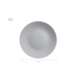 Mäser 931914 Kombiservice Pastell Selection Für 4 Personen, Steinzeug, Grau (1 Set, 16-teilig) -Küchendiscounter 4efb084554bd3cb06b8c5d5b914ffe3c