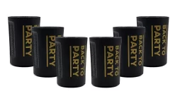 Jägermeister Shotglas Back To Party / 6er Set Schnapsglas / Gläser Set - 6 X Shotgläser 2 Cl Geeicht