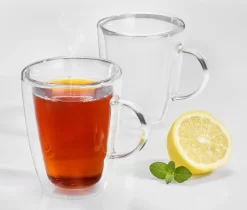 Doppelwandige Teegläser Im 2er Set