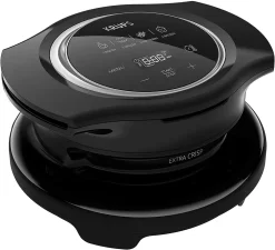 Krups Cook4Me Extra Crisp-Deckel AJ1508 | Timer | 4 Automatische Funktionen | Extra Knusprig | Schwarz