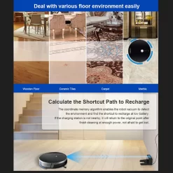 LIECTROUX C30B Automatischer Roboter-Staubsauger 5000Pa Starke Saugleistung Intelligente Dynamische Navigation APP-Fernbedienung Intelligentes Nasswischen Sprachsteuerung Kompatibel Mit Alexa Google Assistant -Küchendiscounter 53e3e222d8587c4223139e2e6d4dcf01