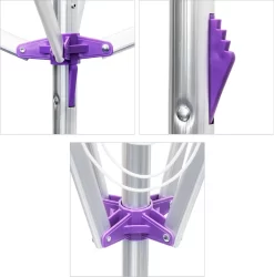 Relaxdays Wäschespinne 19 M Leine Mit Standfuß -Küchendiscounter 54be56d77c1c1bc3435611dd267cdd9c