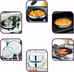 Tefal Pfannenset INGENIO 24/28cm L94092 + 2 X Jamie Oliver Glasdeckel 24/28cm + 2 Griffe + Ingenio Pfannenwender -Küchendiscounter 573792a52c72cdcdd6f19bfdf684fdf6