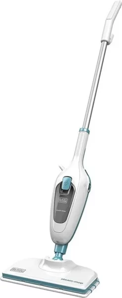 Black & Decker Black+Decker FSM13E1 Dampfbesen Steam Mop, Basic (Dampfreiniger Für Hygienische, Gründliche Sauberkeit, Abnehmbarer Stiel, Einfache Bedienbarkeit, Inkl. 1 Mikrofaser-Pad), 1300 W -Küchendiscounter 5aa5a40c9b8014d9366820bf34b4580a