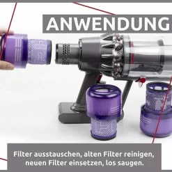 3x Neu Für Dyson V11 Filter Absolute Animal Extra Pro SV14 Großer Hepa-Filter DE -Küchendiscounter 5b08986dc9d366627f4cfc5b9f3865b1