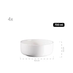 Mäser 931617 Kombiservice Finaro Für 4 Personen, Porzellan, Weiß (1 Set, 16-teilig) -Küchendiscounter 5e49859f3b6a81eeb6eda800245b213f