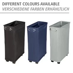 Wenko Wäschesammler Corno Schwarz -Küchendiscounter 601c421a5b9dd3bfc759ffd82d335727