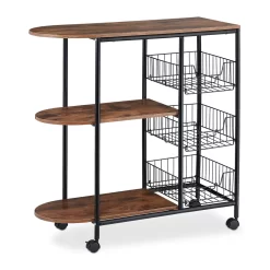 Relaxdays Servierwagen Industrial -Küchendiscounter 610f0beebc98c735d127443de507a301