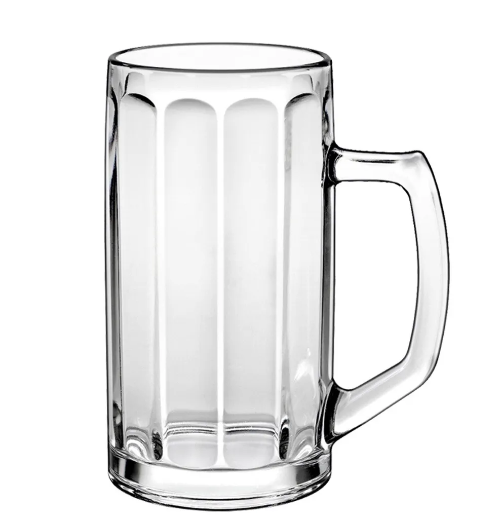 Borgonovo 12001820 Brema Ottica Bierseidel, Bierkrug, Bierglas, 567ml, Mit Füllstrich Bei 0,5l, Glas, Transparent, 6 Stück 1 Borgonovo 12001820 Brema Ottica Bierseidel, Bierkrug, Bierglas, 567ml, Mit Füllstrich Bei 0,5l, Glas, Transparent, 6 Stück