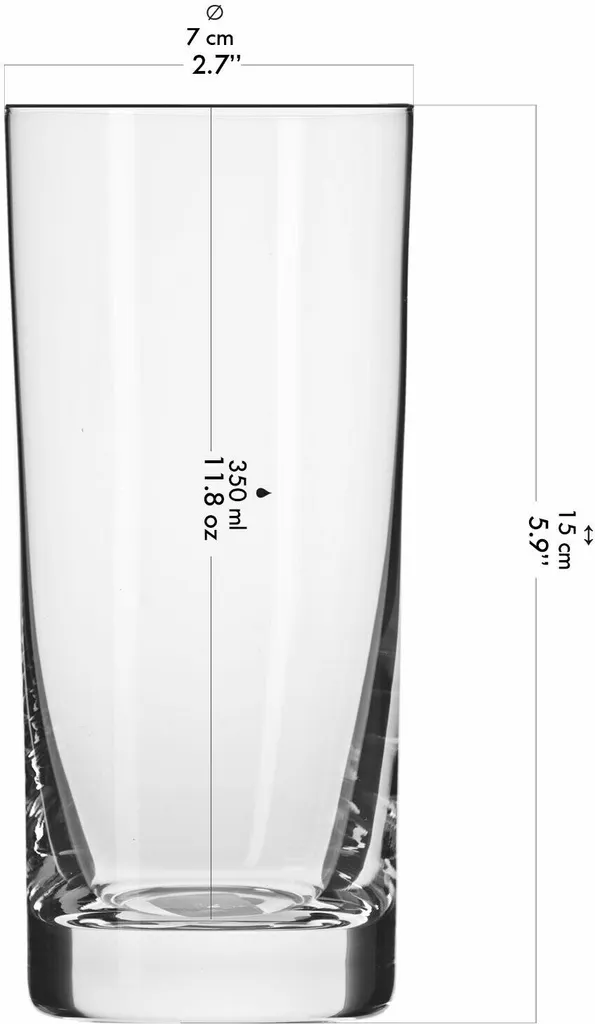 KROSNO Blended Longdrinkgläser, 6er-Set, 350 Ml 2 KROSNO Blended Longdrinkgläser, 6er-Set, 350 Ml – Bild 2