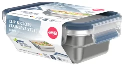 Emsa Frischhaltedose CLIP & CLOSE STEEL 1,2 Liter Blau -Küchendiscounter 65d701f697b612cc55a4fc77a3db0af2