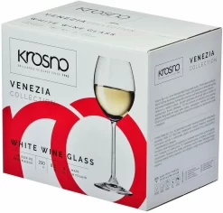 KROSNO Venezia Weißweinglas, 6er-Set, 250 Ml -Küchendiscounter 660edc40e4bf071208180ec68a3fb8c0