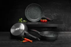 Pfanne Ø 24 Cm Antihaft Granit Bratpfanne STARKE PRO PICCANTE DEEP -Küchendiscounter 6631d43cd2d2f842bdf71094769d7092