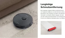 Roborock Q7 Max+ Staubsauger Roboter Mit Absaugerstation/Auto-Empty Dock Pure (2,5 L) 4200Pa Saugroboter Kehrroboter EU Schwarz -Küchendiscounter 679b3c5bae9b1fc501c22a851504a1ad