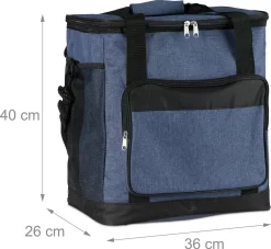 Relaxdays Kühltasche Faltbar 30 Liter -Küchendiscounter 68021f1a286913a375140dc9f0f413ae