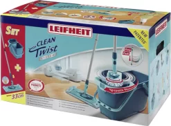 LEIFHEIT Bodenwischerset Clean Twist System Evo -Küchendiscounter 69f8174dce383c6f126041ead5e98f15