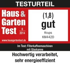 Krups KM 442D Control Line Kaffeemaschine -Küchendiscounter 6e0d7c18923395dbf492390f5369147d