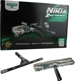 UNGER ErgoTec NINJA Fensterreinigungs Starter-Set 2in1 AKN10 -Küchendiscounter 6e2c5004d2ab81a4ec3620ea73a31753