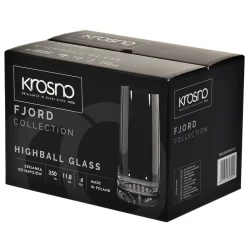 KROSNO Fjord Longdrinkgläser, 6er-Set, 350 Ml -Küchendiscounter 73370dddb53748441720fab2818732b5