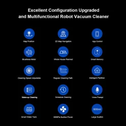 LIECTROUX C30B Automatischer Roboter-Staubsauger 5000Pa Starke Saugleistung Intelligente Dynamische Navigation APP-Fernbedienung Intelligentes Nasswischen Sprachsteuerung Kompatibel Mit Alexa Google Assistant -Küchendiscounter 7559a8caa7872ca530dce6ef77165b39