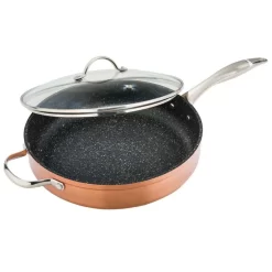 Excellence Sauteuse Ø28 Cm By Kitchen Pro - Schmorpfanne 28cm Mit Deckel, Pfanne, Aus Kupfer Und Rostfreiem Edelstahl, Induktion -Küchendiscounter 78343b34904c86d94f2d4e888dc955f4