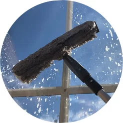 FenWi Teleskop Fensterputzer Profi Set Mit 6m Teleskopstange Gelenk & 35/40cm Kombi Fensterwischer I 600cm Aluminium Teleskopstiel Für Hohe Fenster Und Glasfronten -Küchendiscounter 78a7bc21e63a55e7b89285420ea09a44