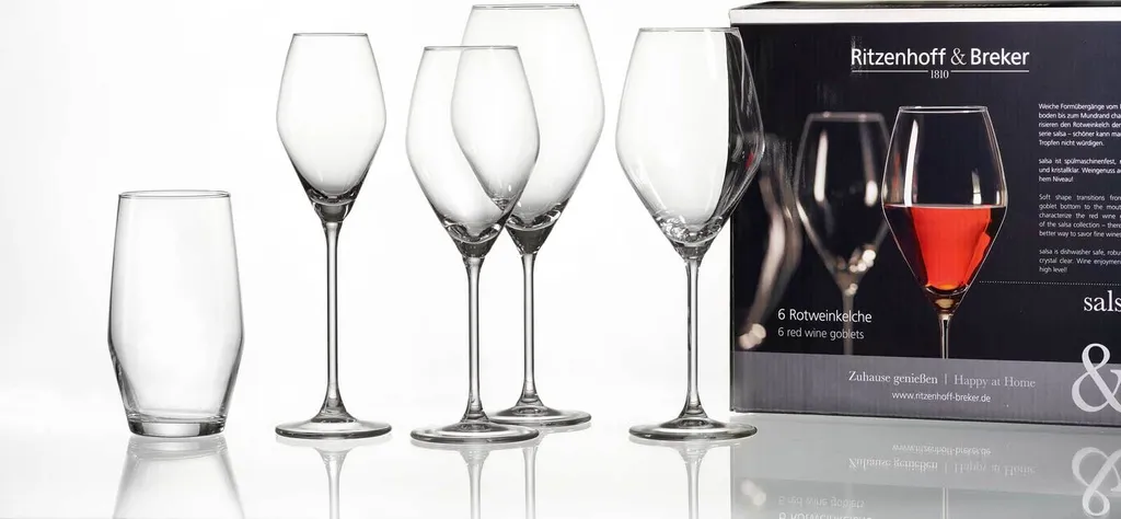 Ritzenhoff & Breker Rotweinglas Salsa 6er Set, Weingläser, Glas, Klar, 470 Ml, 811254 10 Ritzenhoff & Breker Rotweinglas Salsa 6er Set, Weingläser, Glas, Klar, 470 Ml, 811254 – Bild 10