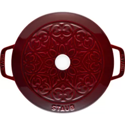 STAUB Cocotte Cocotte Lily 24 Cm Granate -Küchendiscounter 7d4e5d5c4ed75a774f785b66cb26ed5e