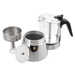 GRÄWE Espressokocher Mit Glaskanne, 9 Tassen -Küchendiscounter 7d4fc668716c5e8734f5c32b199849d8