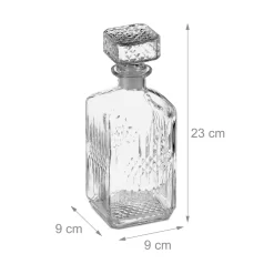 Relaxdays Whisky Karaffe -Küchendiscounter 7eb8fcc96efa48ff7af92446065d5662