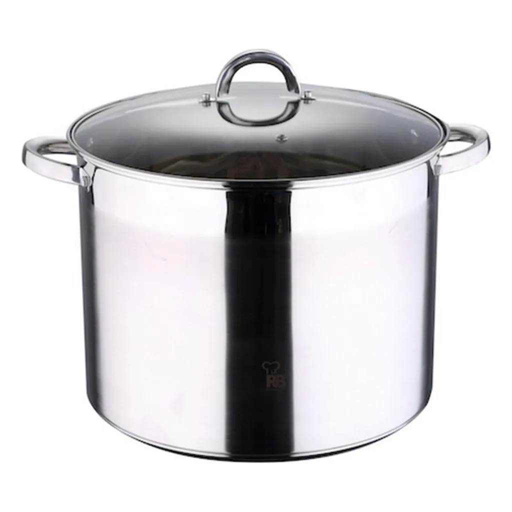 Renberg Induktion Kochtopf + Glasdeckel Topf Suppentopf 12 L RB-2262 3 Renberg Induktion Kochtopf + Glasdeckel Topf Suppentopf 12 L RB-2262 – Bild 3