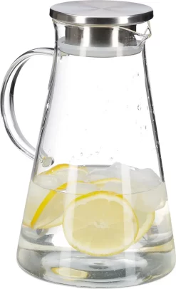 Relaxdays Glaskaraffe Mit Deckel 1,8 Liter 20 Relaxdays Glaskaraffe Mit Deckel 1,8 Liter -Küchendiscounter 82743277146dc89c165157e4f0e68587