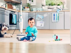 Leifheit Dampfreiniger CleanTenso Inkl. 2er Set Ersatz-Wischbezüge -Küchendiscounter 837236fc7ce2a4a71e1d5f209cc5df80