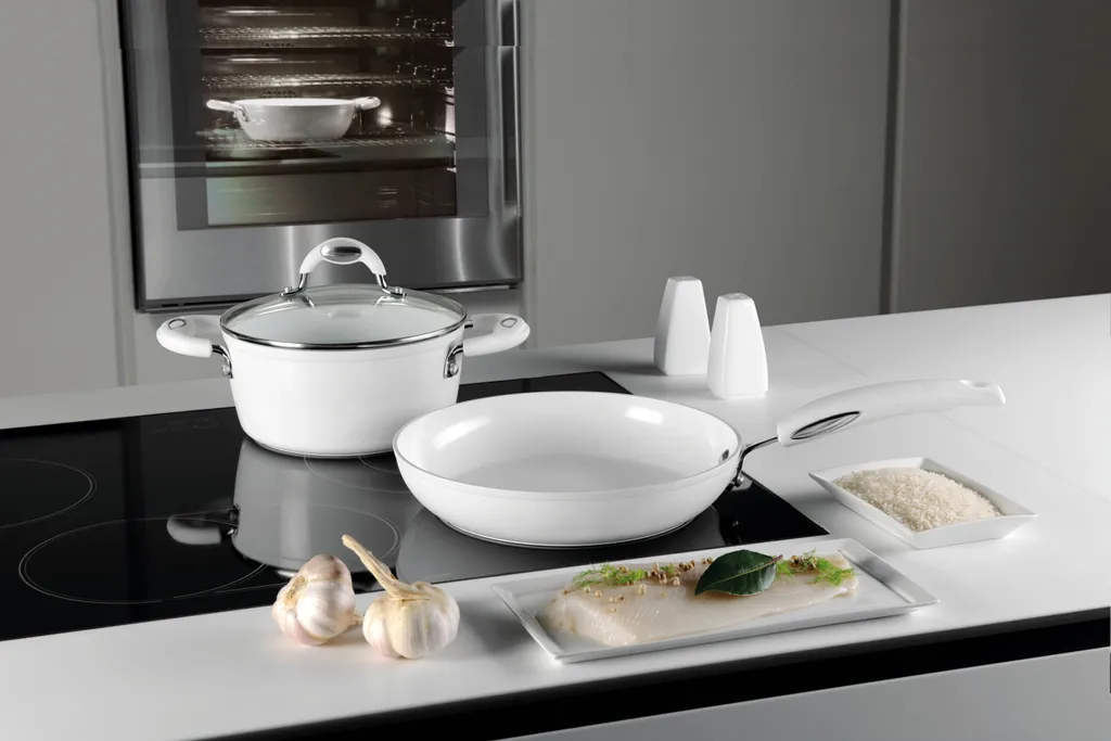 Bialetti/Aeternum CERAMIK OK Weiß Pfanne Ø 24 Cm 3 Bialetti/Aeternum CERAMIK OK Weiß Pfanne Ø 24 Cm – Bild 3