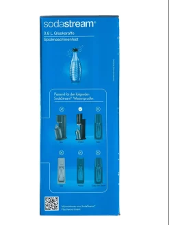 SodaStream Glaskaraffe Mit Schraubverschluss -Küchendiscounter 8451855ddeee0fcb0e8a0d3319f707b3