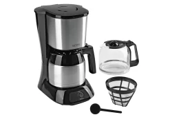 Kaffeemaschine Filter Kaffeemaschine 10 Tassen Thermoskanne Edelstahl Glaskanne -Küchendiscounter 84bd5175c5fe04e2d2219e3d7bc36f7b