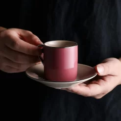 Artvigor, Porzellan Kaffeeservice, Bunt 12 Teilig Kaffee Set, Mit 6 Espressotassen 80 Ml, 6 Untertassen, Mehrfarbig -Küchendiscounter 883e2b8a8f70c950a4834f4c43a741c7