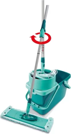 LEIFHEIT Bodenwischerset Clean Twist System Evo -Küchendiscounter 887bc2a5d66f59a8c14701152ded51b3