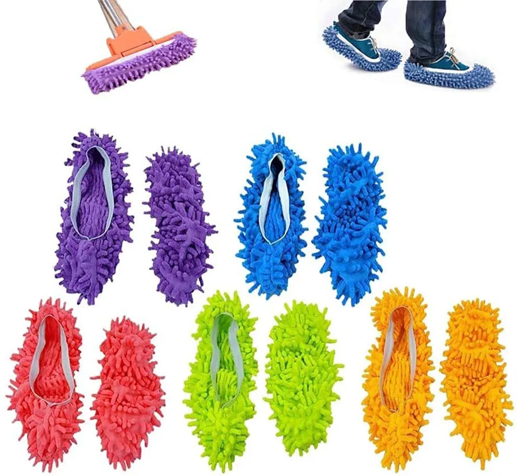 Mop Schuhe Set, 5 Paare Mop Slippers Weiche Waschbare Wiederverwendbare Mikrofaser Fuß Socken Boden Reinigungs Werkzeug Schuh Abdeckung 1 Mop Schuhe Set, 5 Paare Mop Slippers Weiche Waschbare Wiederverwendbare Mikrofaser Fuß Socken Boden Reinigungs Werkzeug Schuh Abdeckung