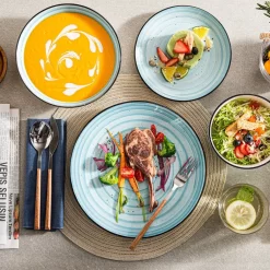 Vancasso Kombiservice »BONBON« Gesschirrset Aus Steinzeug, 24 Teiliges Tafelservice Set, Vintage Aussehen -Küchendiscounter 8b99830545b48cba640ebaeeeac8d764