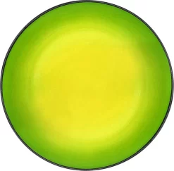 CreaTable 20220 Kombiservice Hot Green Für 4 Personen, Steinzeug, Rund, Grün/gelb/schwarz (1 Set, 16-teilig) -Küchendiscounter 8c11330ad8b29666a86d16fac2ca5e67