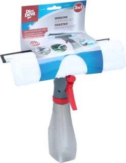Dirt Devil 3-in-1 Fensterreiniger Mit Sprühfunktion - Fensterabzieher, Reinigungstuch Und Behälter - 240ML - Grau/Rot 11 Dirt Devil 3-in-1 Fensterreiniger Mit Sprühfunktion - Fensterabzieher, Reinigungstuch Und Behälter - 240ML - Grau/Rot -Küchendiscounter 8d7c56673ed42bf3a13a5c01a9dab9a0