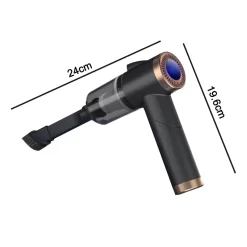 Handstaubsauger Kabellos, Tragbarer Handstaubsauger Für Auto Und Zuhause, Leichter Kabelloser Wiederaufladbarer Staubsauger Mit 9000 PA Starker Saugkraft,Black -Küchendiscounter 8e94b0fec2924546d3ec77eaa75ad1d0