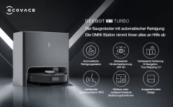ECOVACS DEEBOT X1 TURBO Staubsauger 5000Pa Saugroboter YIKO EU APP -Küchendiscounter 8fac59e25eb017e3050e19f92fe301a1