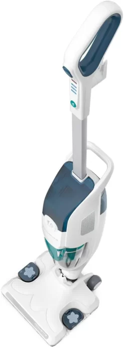 Rowenta Bodendampfreiniger Clean & Steam Revolution RY7757 | 2 In 1 Reingung | Verdampfer Für ätherische Öle | Alle Bodenarten | Anti-Kalk-Kartusche | Weiß/Blau -Küchendiscounter 9013f95933a48ea2891a0b5b92cd1a64