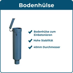 Blome Wäschespinne Alustar XL - Wäscheständer Inkl. Bodenhülse Zum Einbetonieren -Küchendiscounter 908f8f496705cc55c564f63d2cd8a6f0