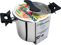 Kochtopf INDUKTION Pastatopf Edelstahl TOPF Mit Deckel Nudeltopf DUSPAGHI -Küchendiscounter 90ebbba2698c7d17b2e2758b60000deb